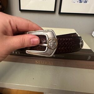 🌸 4/$20 Mens vintage golf themed belt Unknown Brand size 40